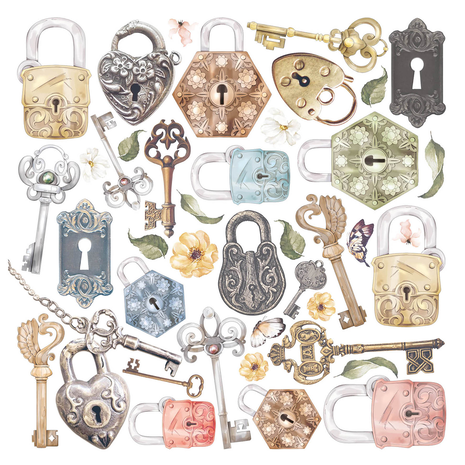 Ciao Bella Papercrafting Reign of Grace 6x6 Inch Vellum Paper (CBVQ001)