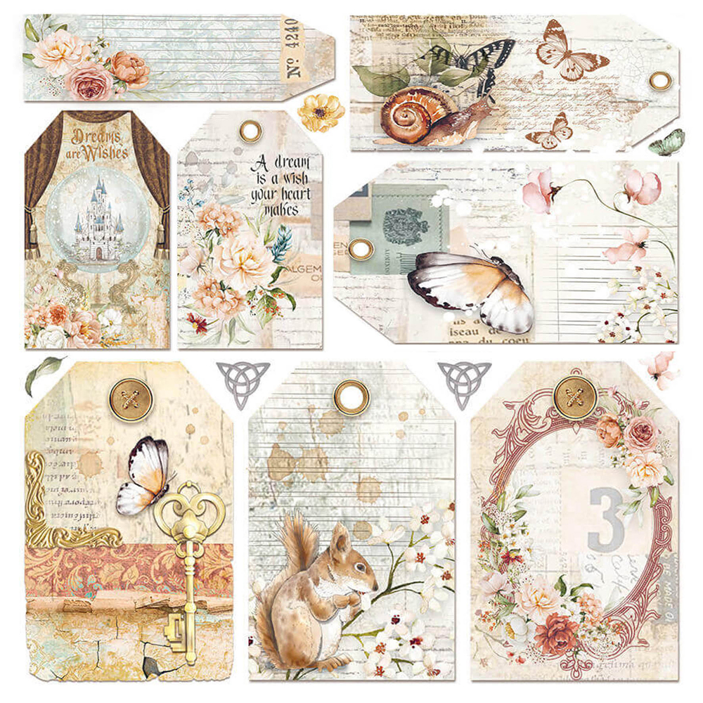 Ciao Bella Papercrafting Reign of Grace 6x6 Inch Vellum Paper (CBVQ001)