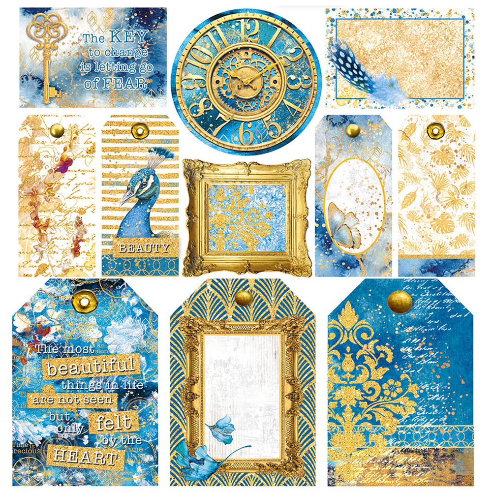 Ciao Bella Papercrafting Indigo 6x6 Inch Vellum Paper (CBVQ002) Ciao Bella Papercrafting Indigo 6x6 Inch Vellum Paper (CBVQ002)