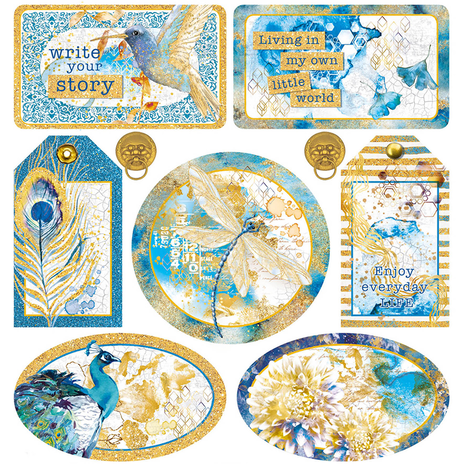 Ciao Bella Papercrafting Indigo 6x6 Inch Vellum Paper (CBVQ002) Ciao Bella Papercrafting Indigo 6x6 Inch Vellum Paper (CBVQ002)