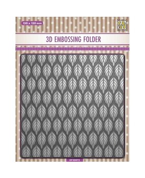 Nellie Snellen 3D Embossing Folder Background Leaves (EF3D072) Nellie Snellen 3D Embossing Folder Background Leaves (EF3D072)