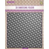 Nellie Snellen 3D Embossing Folder Background Hearts (EF3D073)