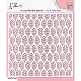 Nellie Snellen Leaves Masking Stencil (MMS4K-049)