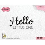 Nellie Snellen Sentiments Clear Stamp Hello Little One (SENC020)