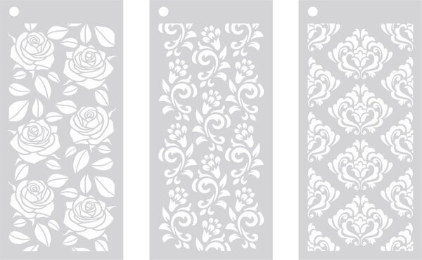 Crafter's Companion Opulent Trio Stencil Set (CC-STEN-OPUTRIO) Crafter's Companion Opulent Trio Stencil Set (CC-STEN-OPUTRIO)