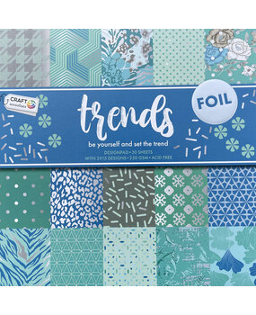 Craft Sensations Trends 12x12 Inch Paper Pad (CR0238/22A3) Craft Sensations Trends 12x12 Inch Paper Pad (CR0238/22A3)