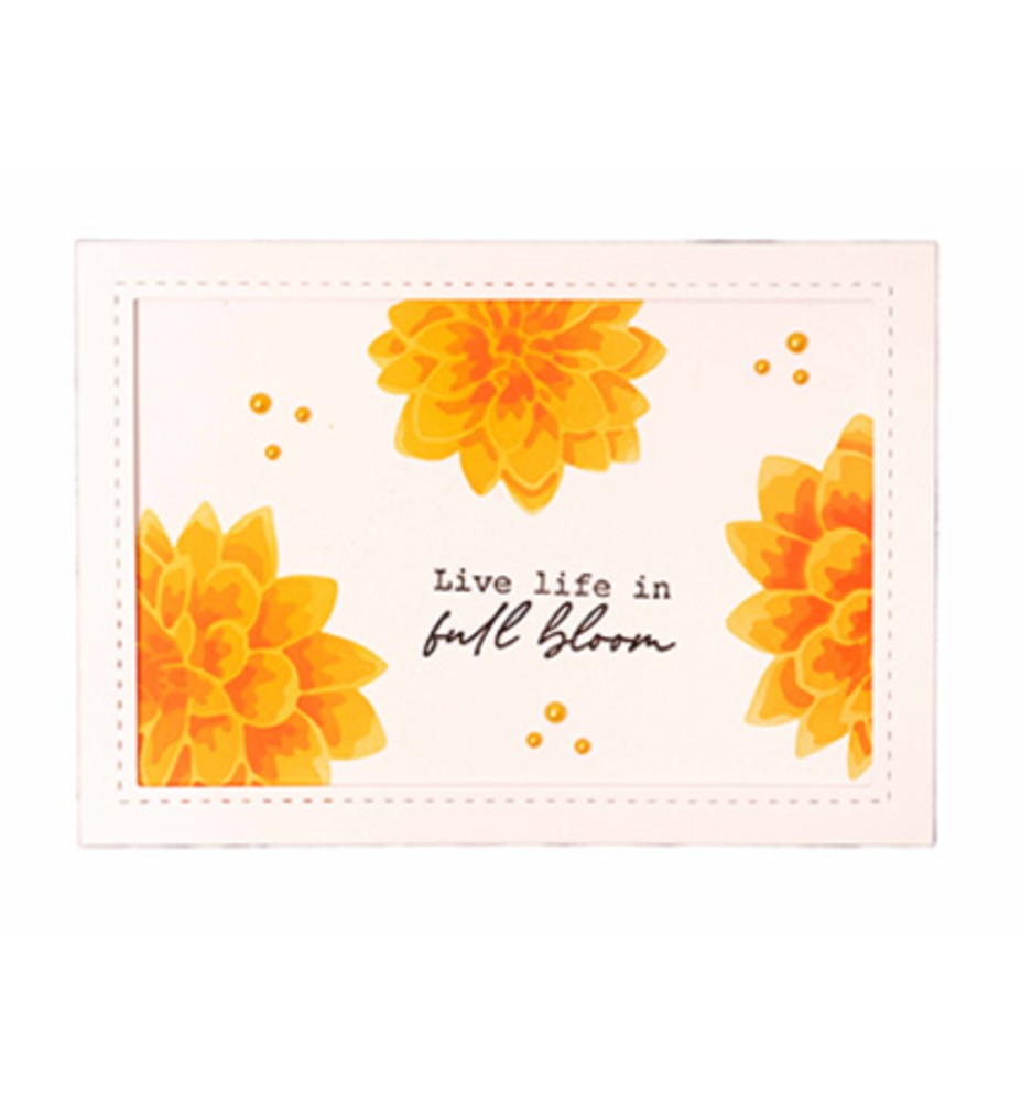 Studio Light Essentials Dahlia Flowers A5 Masking Stencil (SL-ES-MASK195) Studio Light Essentials Dahlia Flowers A5 Masking Stencil (SL-ES-MASK195)