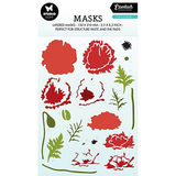 Studio Light Essentials Poppy Flowers A5 Masking Stencil (SL-ES-MASK196)