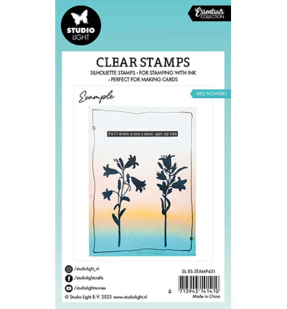 Studio Light Essentials Clear Stamp Bell flowers (SL-ES-STAMP431) Studio Light Essentials Clear Stamp Bell flowers (SL-ES-STAMP431)