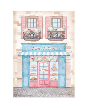 Stamperia Create Happiness Oh lá lá Patisserie Rice Paper A4 (DFSA4761)* Stamperia Create Happiness Oh lá lá Patisserie Rice Paper A4 (DFSA4761)*