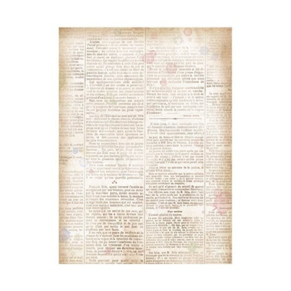 Stamperia Create Happiness Oh lá lá Rice Paper Backgrounds A6 (DFSAK6002) Stamperia Create Happiness Oh lá lá Rice Paper Backgrounds A6 (DFSAK6002)