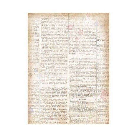 Stamperia Create Happiness Oh lá lá Rice Paper Backgrounds A6 (DFSAK6002) Stamperia Create Happiness Oh lá lá Rice Paper Backgrounds A6 (DFSAK6002)