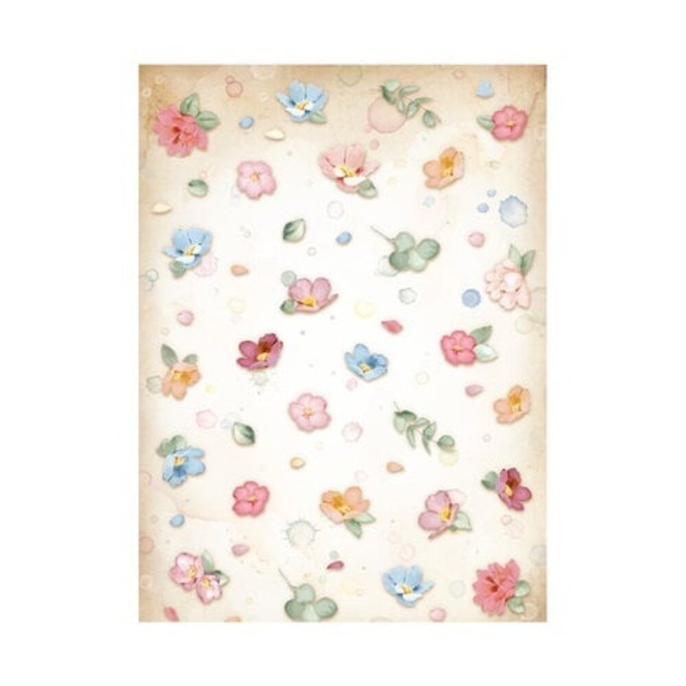 Stamperia Create Happiness Oh lá lá Rice Paper Backgrounds A6 (DFSAK6002) Stamperia Create Happiness Oh lá lá Rice Paper Backgrounds A6 (DFSAK6002)