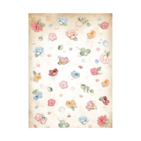 Stamperia Create Happiness Oh lá lá Rice Paper Backgrounds A6 (DFSAK6002) Stamperia Create Happiness Oh lá lá Rice Paper Backgrounds A6 (DFSAK6002)