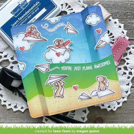 Lawn Fawn Just Plane Awesome Clear Stamps (LF3130)