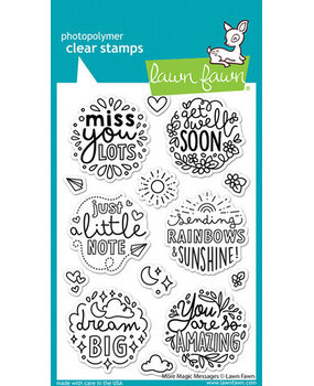 Lawn Fawn More Magic Messages Clear Stamps (LF3134) Lawn Fawn More Magic Messages Clear Stamps (LF3134)