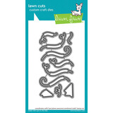 Lawn Fawn Just Plane Awesome Sentiment Trails Dies (LF3133)