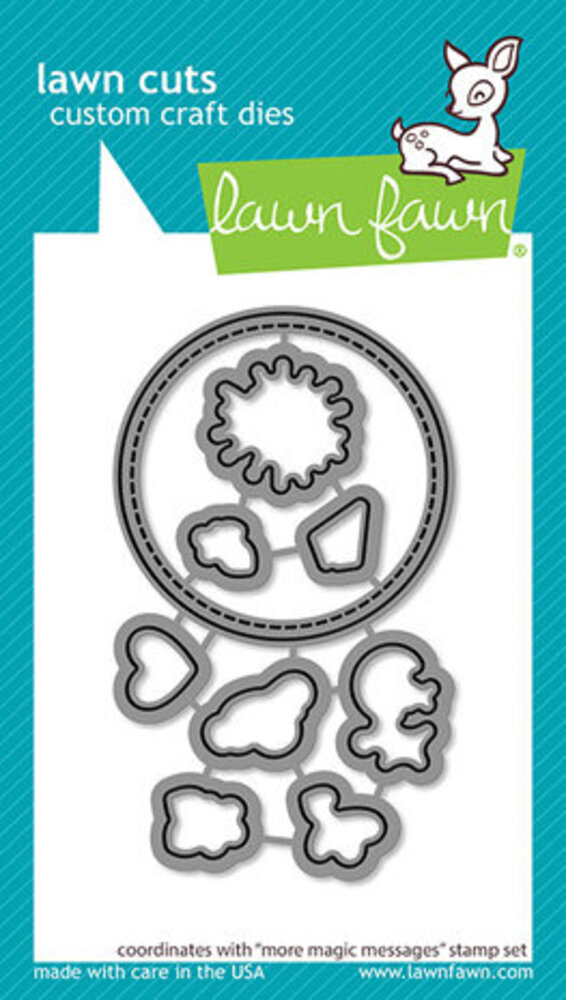 Lawn Fawn More Magic Messages Dies (LF3135)