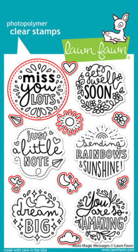 Lawn Fawn More Magic Messages Dies (LF3135)