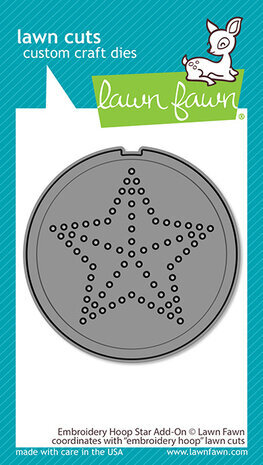 Lawn Fawn Embroidery Hoop Star Add-On Dies (LF3141) Lawn Fawn Embroidery Hoop Star Add-On Dies (LF3141)