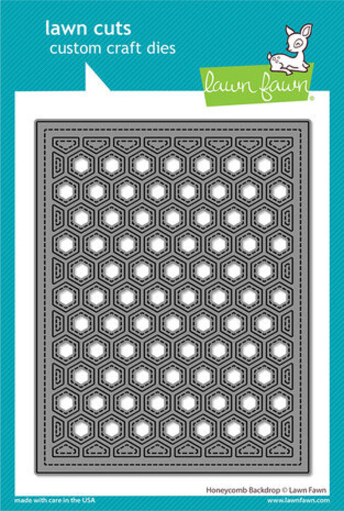 Lawn Fawn Honeycomb Backdrop Dies (LF3142) Lawn Fawn Honeycomb Backdrop Dies (LF3142)