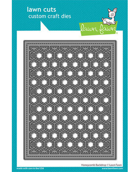 Lawn Fawn Honeycomb Backdrop Dies (LF3142) Lawn Fawn Honeycomb Backdrop Dies (LF3142)