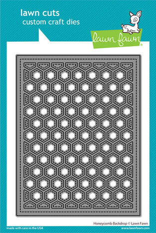Lawn Fawn Honeycomb Backdrop Dies (LF3142) Lawn Fawn Honeycomb Backdrop Dies (LF3142)
