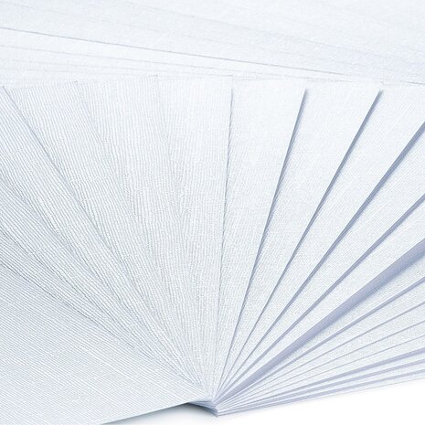 Vaessen Creative Florence Texture Pearl White 12x12 Inch Cardstock Paper Pack (2928-204)