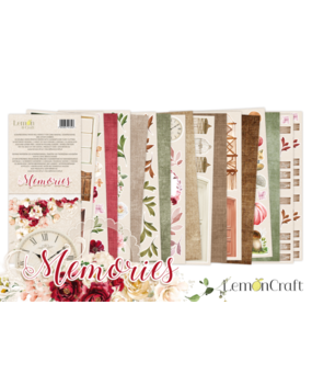 LemonCraft Memories 6x12 Inch Paper Pad (LEM-MEMO-02) LemonCraft Memories 6x12 Inch Paper Pad (LEM-MEMO-02)