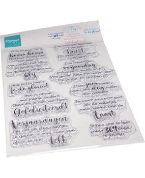 Marianne Design Clear Stamps Lang zal je Leven (CS1136) Marianne Design Clear Stamps Lang zal je Leven (CS1136)