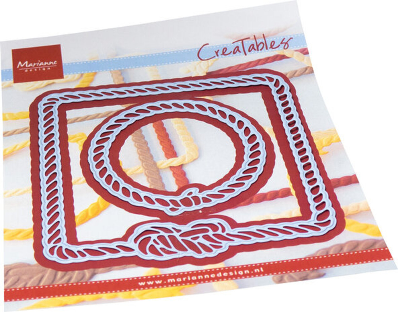 Marianne Design Creatables Rope Frames Square & Circle (LR0812)