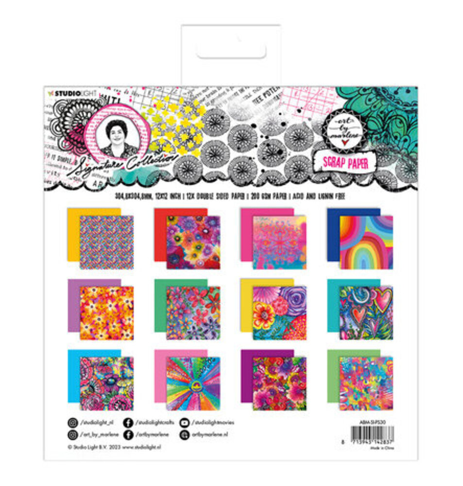 Studio Light Signature Collection 12x12 Inch Scrap Paper Pack (ABM-SI-PS30) Studio Light Signature Collection 12x12 Inch Scrap Paper Pack (ABM-SI-PS30)