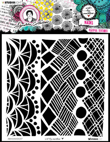 Studio Light Signature Collection Masking Stencil Playful Textures (ABM-SI-MASK207) Studio Light Signature Collection Masking Stencil Playful Textures (ABM-SI-MASK207)