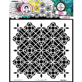 Studio Light Signature Collection Masking Stencil Flower Tile (ABM-SI-MASK209)