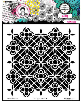 Studio Light Signature Collection Masking Stencil Flower Tile (ABM-SI-MASK209)