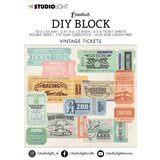 Studio Light Essentials Mini DIY Block Vintage Tickets (SL-ES-MC01)