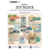 Studio Light Essentials Mini DIY Block Vintage Tags (SL-ES-MC03)