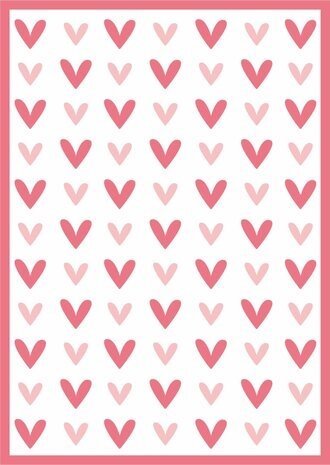 Studio Light Essentials Heart Pattern A5 Masking Stencil (SL-ES-MASK175) Studio Light Essentials Heart Pattern A5 Masking Stencil (SL-ES-MASK175)