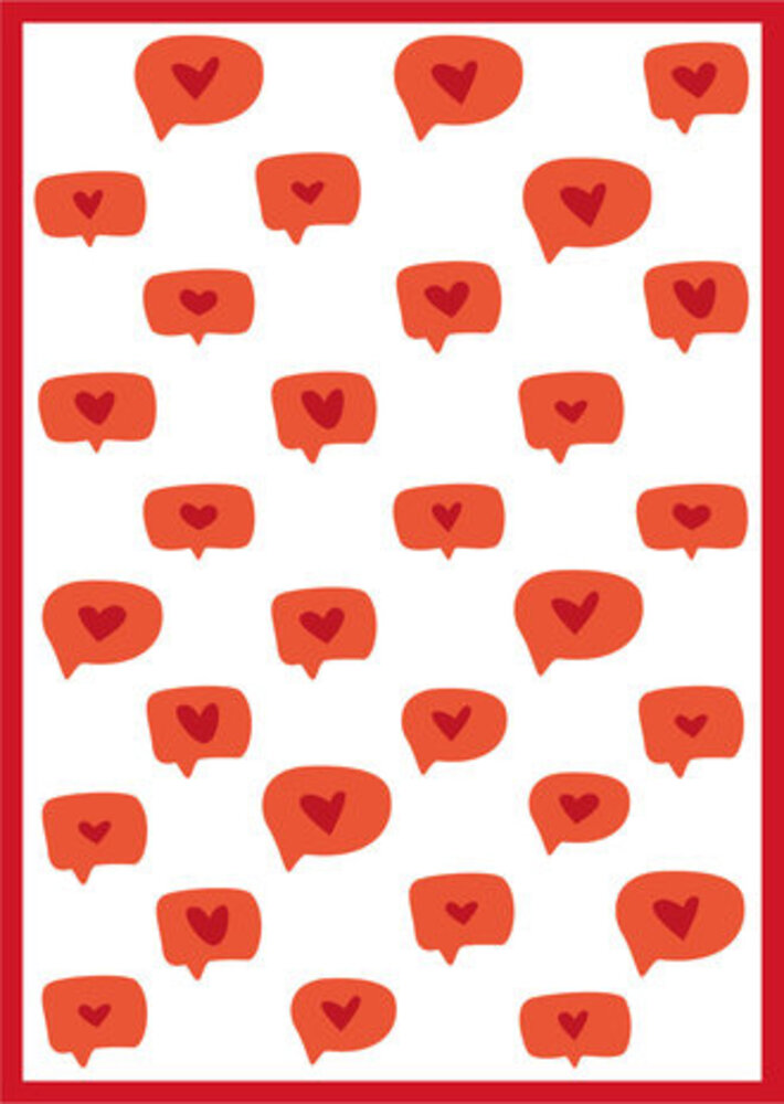 Studio Light Essentials Love Pattern A5 Masking Stencil (SL-ES-MASK176)