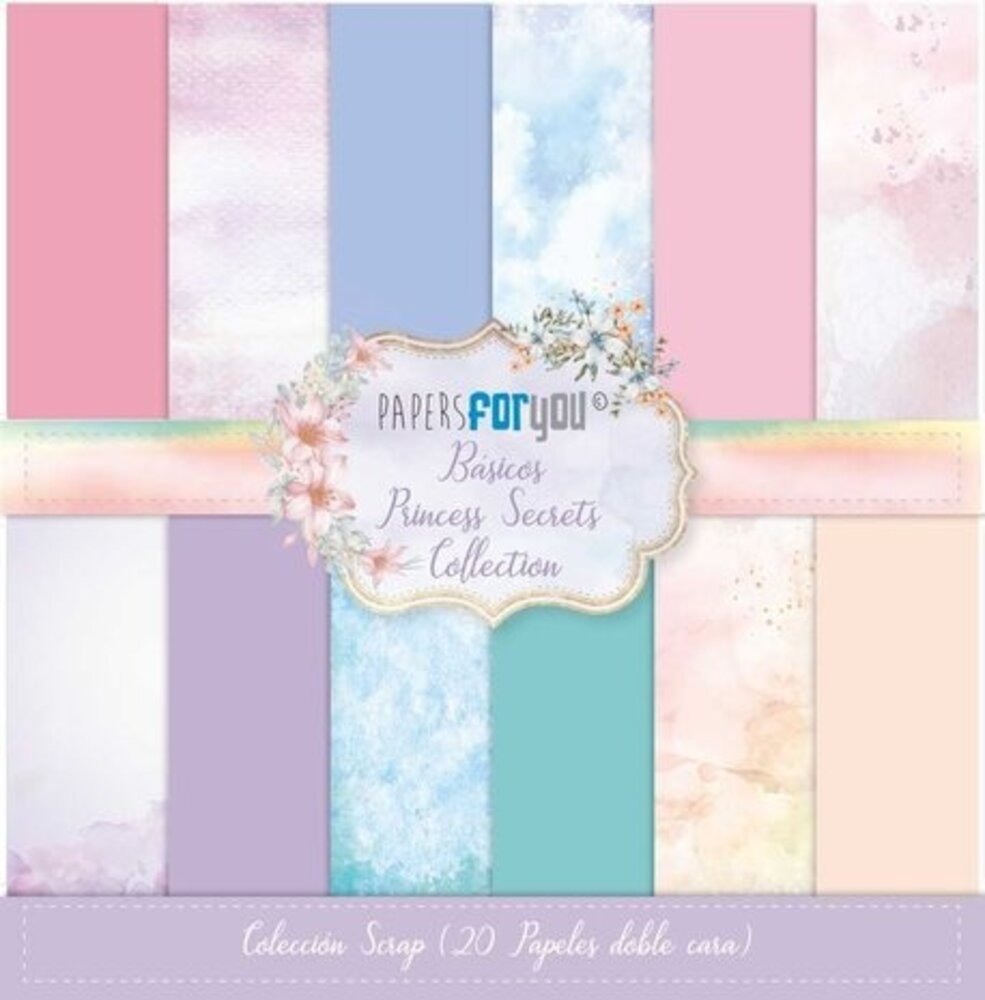 Papers For You Princess Secrets 8x8 Inch Basics Paper Pack (20pcs) (PFY-12113) Papers For You Princess Secrets 8x8 Inch Basics Paper Pack (20pcs) (PFY-12113)