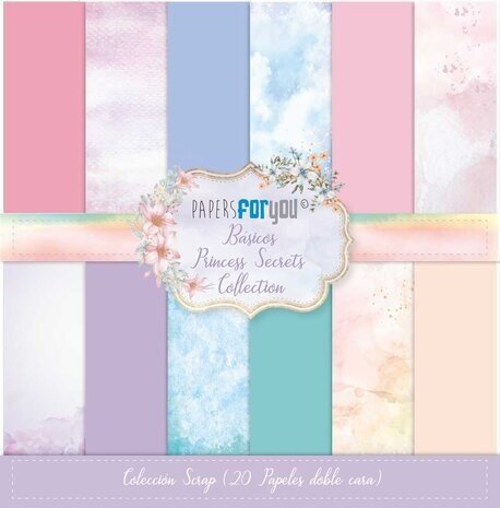 Papers For You Princess Secrets 8x8 Inch Basics Paper Pack (20pcs) (PFY-12113) Papers For You Princess Secrets 8x8 Inch Basics Paper Pack (20pcs) (PFY-12113)