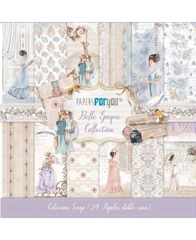 Papers For You Belle Époque 6x6 Inch Paper Pack (24pcs) (PFY-12016) Papers For You Belle Époque 6x6 Inch Paper Pack (24pcs) (PFY-12016)