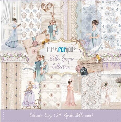 Papers For You Belle Époque 6x6 Inch Paper Pack (24pcs) (PFY-12016) Papers For You Belle Époque 6x6 Inch Paper Pack (24pcs) (PFY-12016)