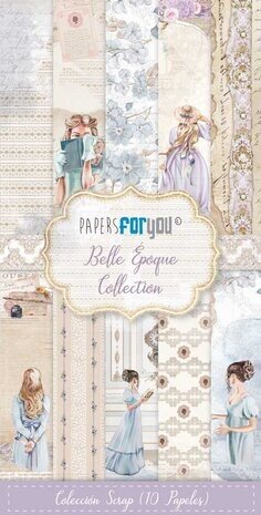Papers For You Belle Époque Slimline Paper Pack (10pcs) (PFY-12017)