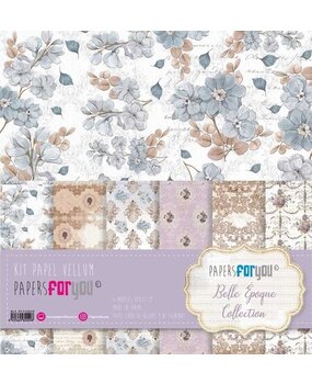 Papers For You Belle Époque 12x12 Inch Vellum Pack (6pcs) (PFY-12029)* Papers For You Belle Époque 12x12 Inch Vellum Pack (6pcs) (PFY-12029)*