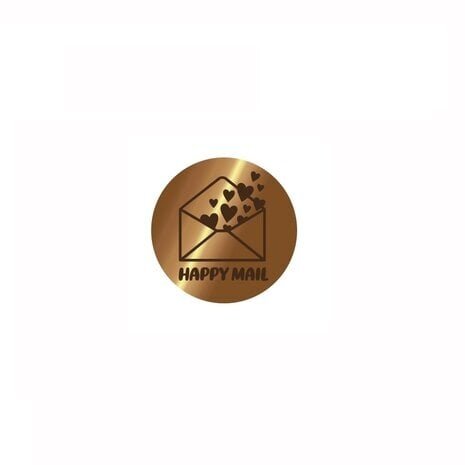 Carlijn Design Wax Seal Stamper 1 Inch Happy Mail 1 (CDWX-0019)