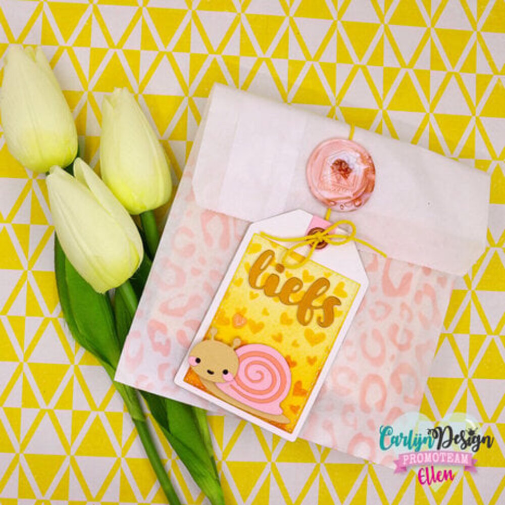 Carlijn Design Wax Seal Stamper 1 Inch Happy Mail 1 (CDWX-0019)