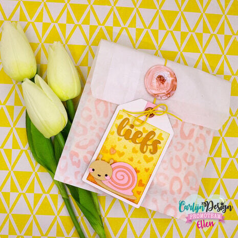 Carlijn Design Wax Seal Stamper 1 Inch Happy Mail 1 (CDWX-0019)