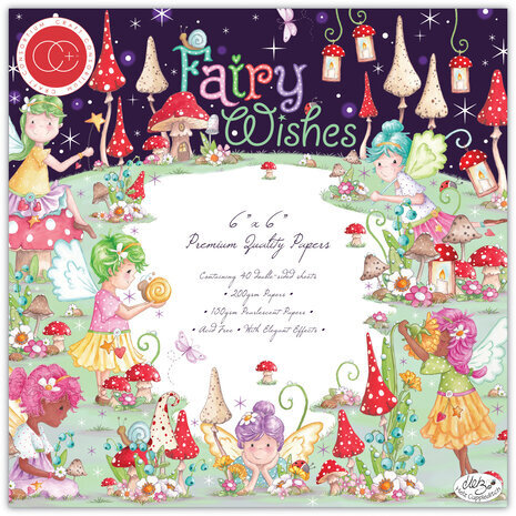 Craft Consortium Fairy Wishes 6x6 Inch Paper Pad (CCPPAD042B) Craft Consortium Fairy Wishes 6x6 Inch Paper Pad (CCPPAD042B)
