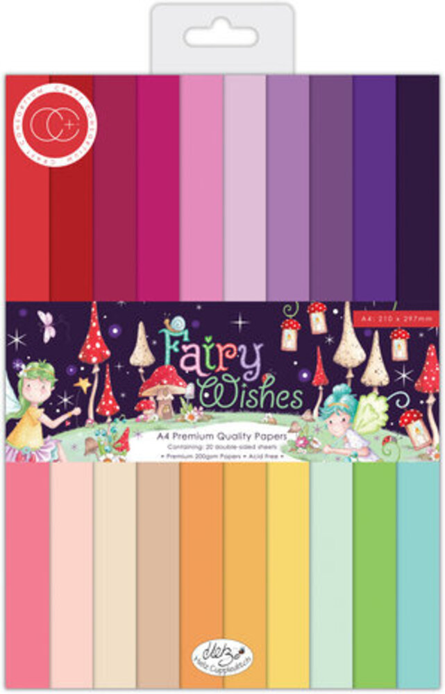 Craft Consortium Fairy Wishes A4 Paper Pad (CCPPAD042C) Craft Consortium Fairy Wishes A4 Paper Pad (CCPPAD042C)